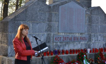 Govor Violete Tomič v Kozlarjevi gošči, 19. oktobra 2017